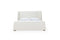 Presley Upholstered Wingback Platform Bed in Cottage Cheese Boucle
