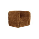 Robson Swivel Chair Toffee angled product view