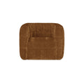 Robson Swivel Chair in Toffee textured chenille