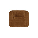 Robson Swivel Chair in Toffee textured chenille