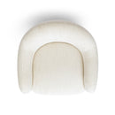 Salma Swivel Accent Chair - Cream - Image 4