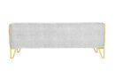 Vector 81" Velvet 3-Seat Sofa