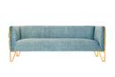 Vector 81" Velvet 3-Seat Sofa