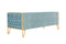 Vector 81" Velvet 3-Seat Sofa