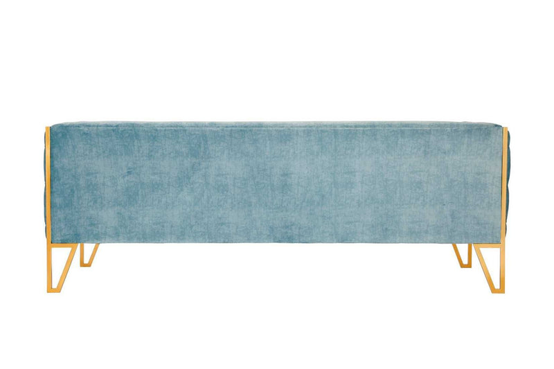 Vector 81" Velvet 3-Seat Sofa