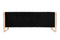 Trillium 83'' Black and Gold 3-Seat Sofa