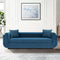Contemporary Edmonda Velvet Sofa with Pillows
