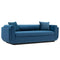 Contemporary Edmonda Velvet Sofa with Pillows