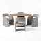 Modrest Sheridan - Mid-Century Modern Walnut Round Dining Table