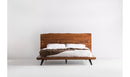 Madagascar Queen Platform Bed Brown