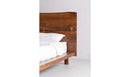 Madagascar Queen Platform Bed Brown