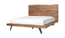 Madagascar Queen Platform Bed Brown