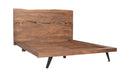 Madagascar Queen Platform Bed Brown