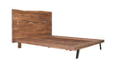 Madagascar Queen Platform Bed Brown