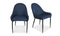 Lapis Dining Chair Dark Blue - Set Of Two