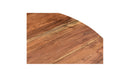 Bent Round Dining Table 54In Brown