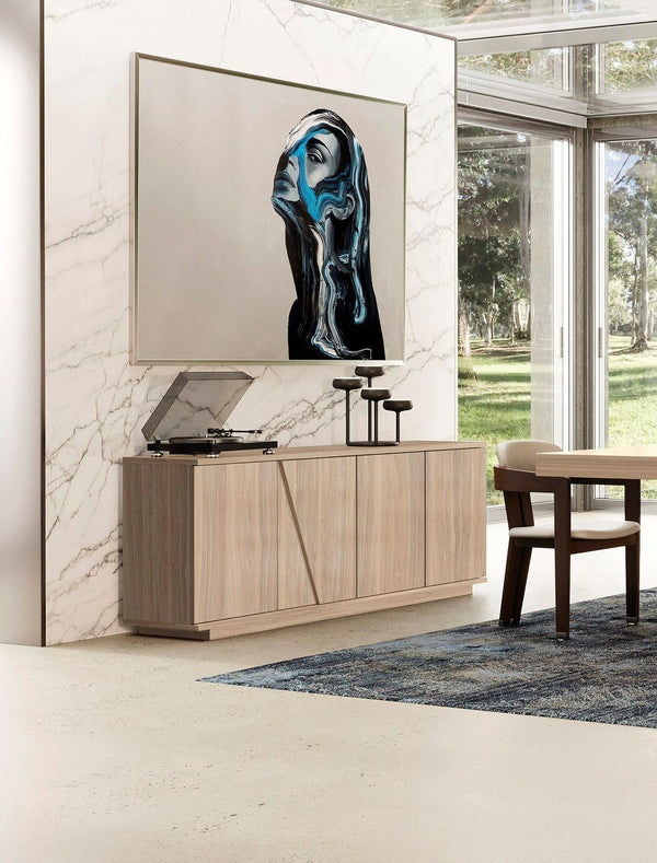 Nova Domus Victoria - Italian Modern Walnut Caracalla Buffet