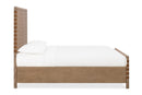 Dorsey Woven Panel Bed in Granola and Ginger
