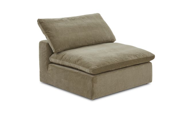Cloud Luxe Slipper Chair Performance Fabric