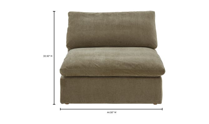 Cloud Luxe Slipper Chair Performance Fabric