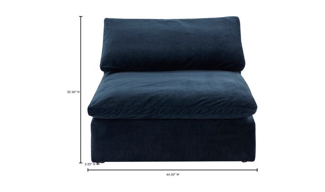 Cloud Luxe Slipper Chair Performance Fabric