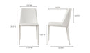 Nora Pu Dining Chair  - Set Of Two