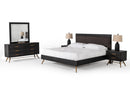 Nova Domus Tabitha Modern Dark Brown Recycled Pine Bed