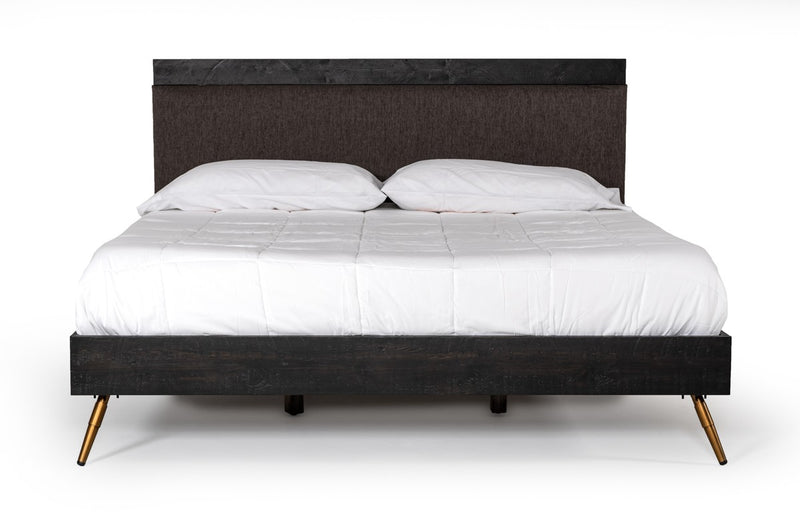 Nova Domus Tabitha Modern Dark Brown Recycled Pine Bed