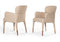 Modrest Ogden - Modern Rosegold Dining Armchair
