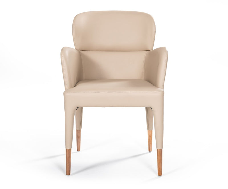 Modrest Ogden - Modern Rosegold Dining Armchair