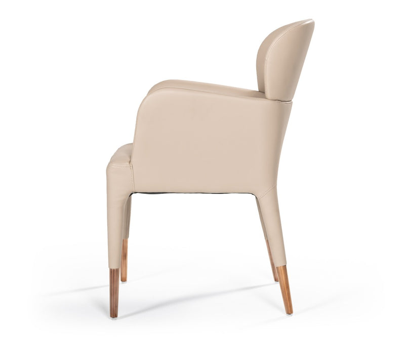 Modrest Ogden - Modern Rosegold Dining Armchair