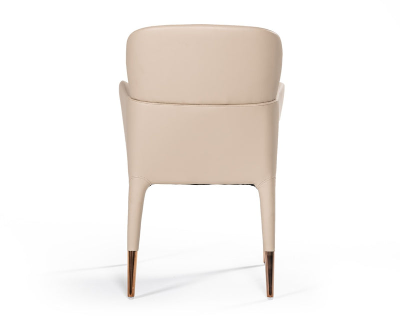 Modrest Ogden - Modern Rosegold Dining Armchair