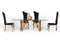 Modrest Javier Modern Glass & Rosegold Dining Table