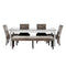 Sophie Silver Mirrored Dining Table