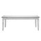 Sophie Silver Mirrored Dining Table