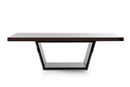 Modrest Christa Modern Ebony High Gloss Dining Table  by Hollywood Glam