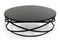 Modrest Wixon Modern Black Round Coffee Table