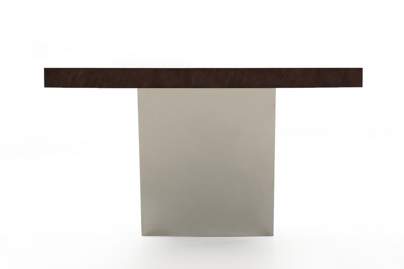 Modrest Christa Modern Ebony High Gloss Dining Table  by Hollywood Glam