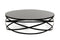 Modrest Wixon Modern Black Round Coffee Table