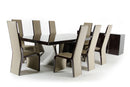 Modrest Christa Modern Ebony High Gloss Dining Table  by Hollywood Glam