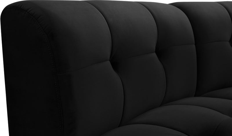 Limitless Modular Velvet 7 Piece Sectional