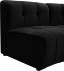 Limitless Modular Velvet 8 Piece Sectional