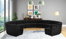 Limitless Modular Velvet 13 Piece Sectional