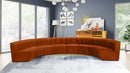 Limitless Modular Velvet 8 Piece Sectional