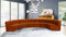Limitless Modular Velvet 8 Piece Sectional