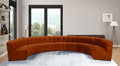 Limitless Modular Velvet 9 Piece Sectional