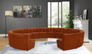 Limitless Modular Velvet 14 Piece Sectional
