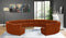 Limitless Modular Velvet 14 Piece Sectional
