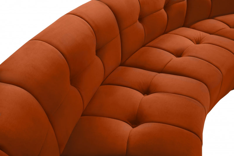 Limitless Modular Velvet 14 Piece Sectional