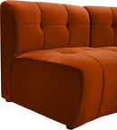 Limitless Modular Velvet 14 Piece Sectional